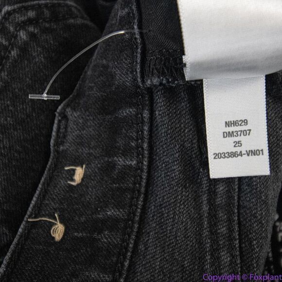 Madewell The Mid-Rise Perfect Vintage Jeans Clean Black‎ Wash, 25 - Picture 15 of 15